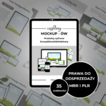 MOCKUPY (MRR I PLR) - Produkty cyfrowe, Kursy, Ebooki, Webinary