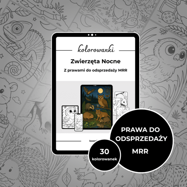 KOLOROWANKA (MRR) - Zwierzęta Nocne