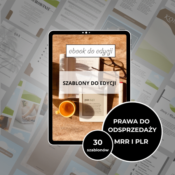 MOCKUPY (MRR I PLR) - Ebook Do Edycji