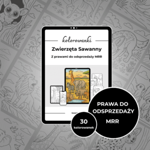 KOLOROWANKA (MRR) - Zwierzęta Sawanny