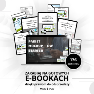 MOCKUPY (MRR I PLR) - Pakiet STARTER