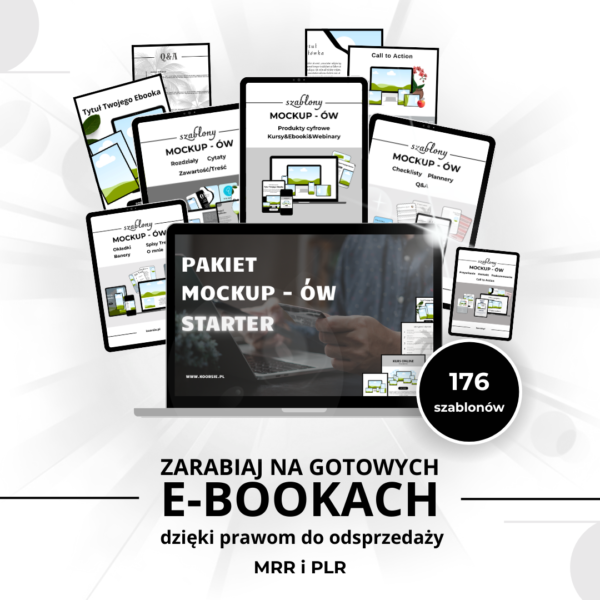 MOCKUPY (MRR I PLR) - Pakiet STARTER