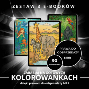 Zestaw Kolorowanek (MRR) - Zwierzęta Sawanny, Zwierzęta Dżungli, Zwierzęta Wodne