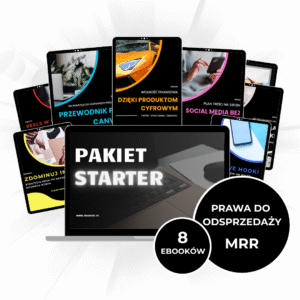PAKIET STARTER (MRR) - Zestaw ebooków z prawem do odsprzedaży