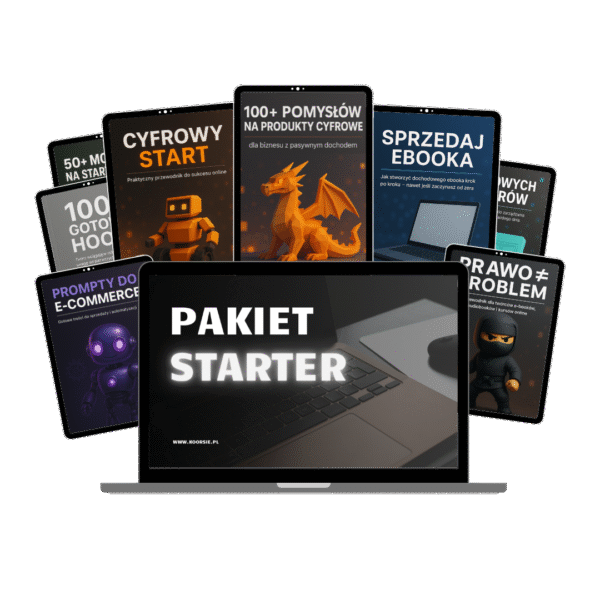 PLAN DZIAŁANIA BIZNESU ONLINE - PAKIET STARTER (MRR i PLR)