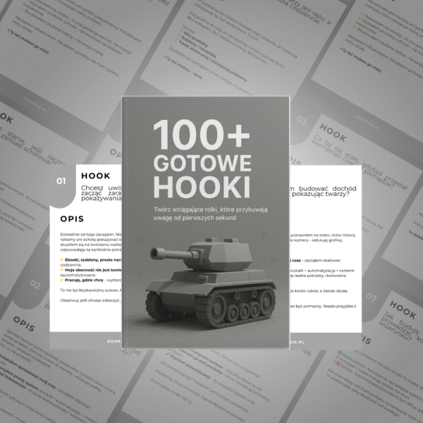 100+ GOTOWE HOOKI - TWÓRZ WCIĄGAJĄCE ROLKI, KTÓRE PRZYCIĄGAJĄ UWAGE (MRR i PLR) - obrazek 2