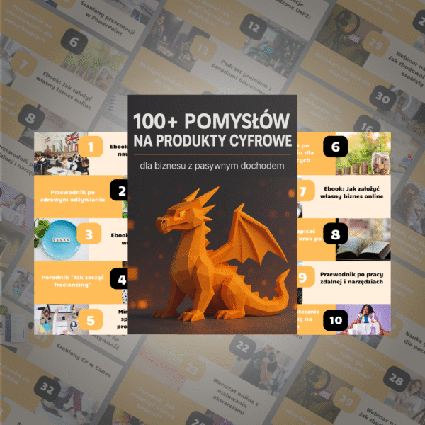 100+ POMYSŁÓW NA PRODUKTY CYFROWE (MRR i PLR) - obrazek 2